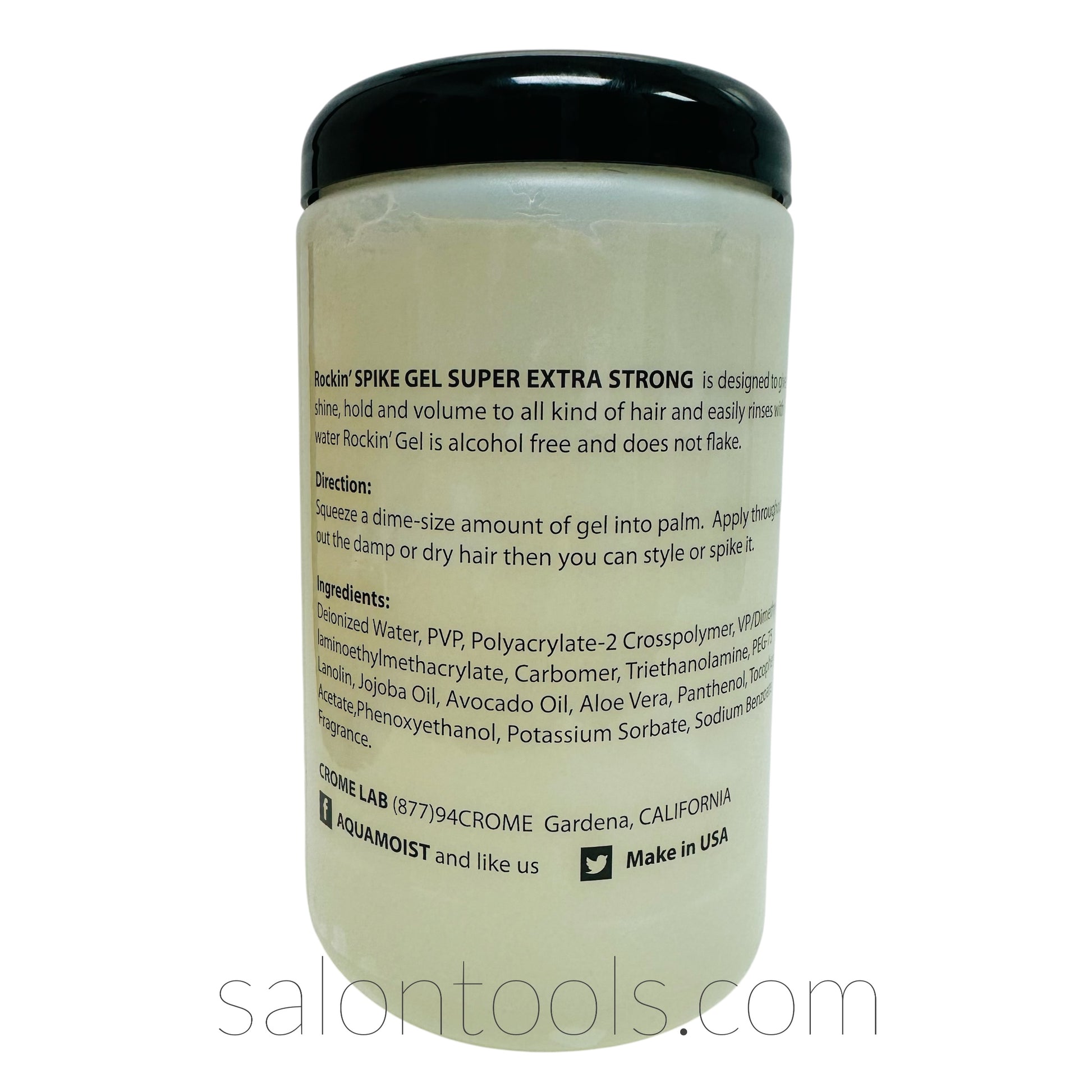 Crome (Xtreme Hold) Rocking Gel 32oz Back