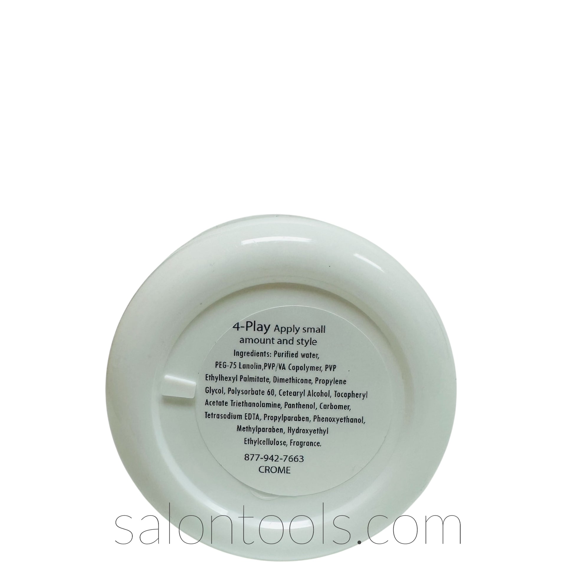 Crome 4-Play (Fiber Wax) 2oz Back