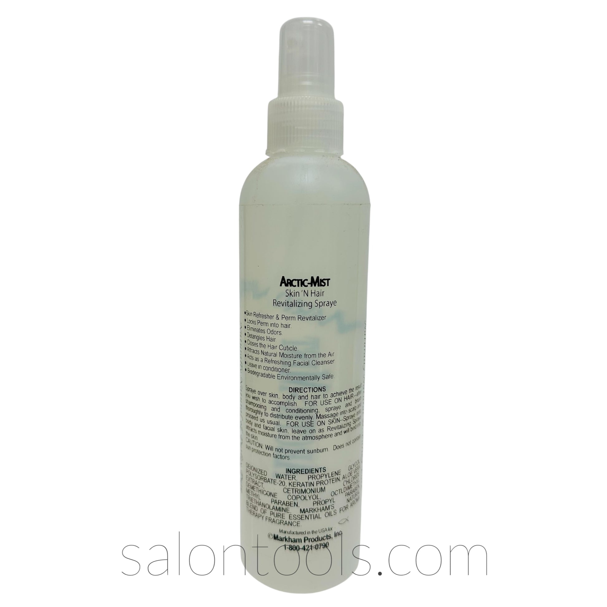 Markham Arctic Mist (Skin n’ Hair Revitalizing Spray) 8oz Back