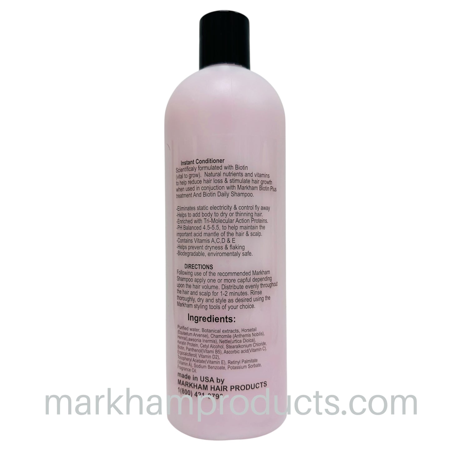 markham biotin instant conditioner 16oz back