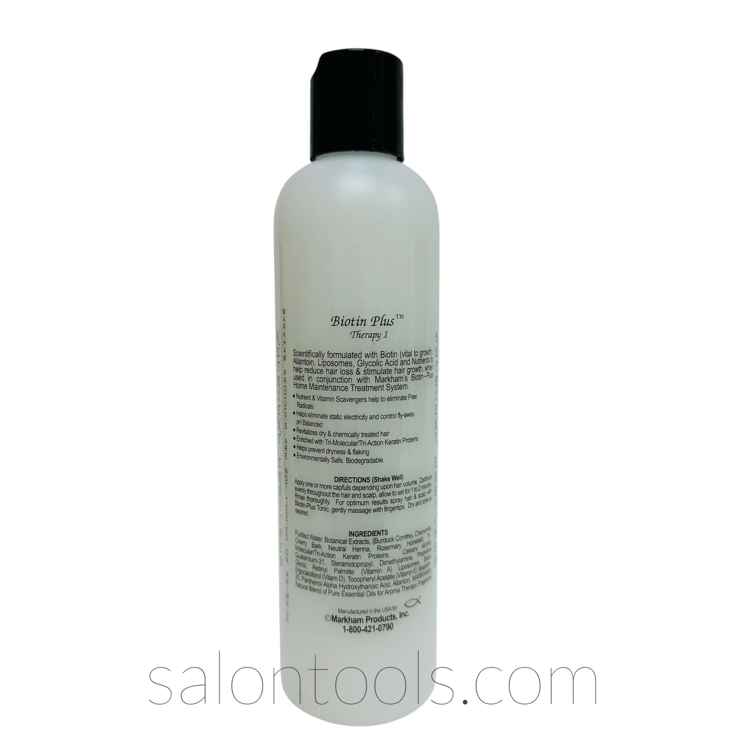Markham Therapy #1 Biotin Hair Scalp Treatment Conditioner 8oz Back