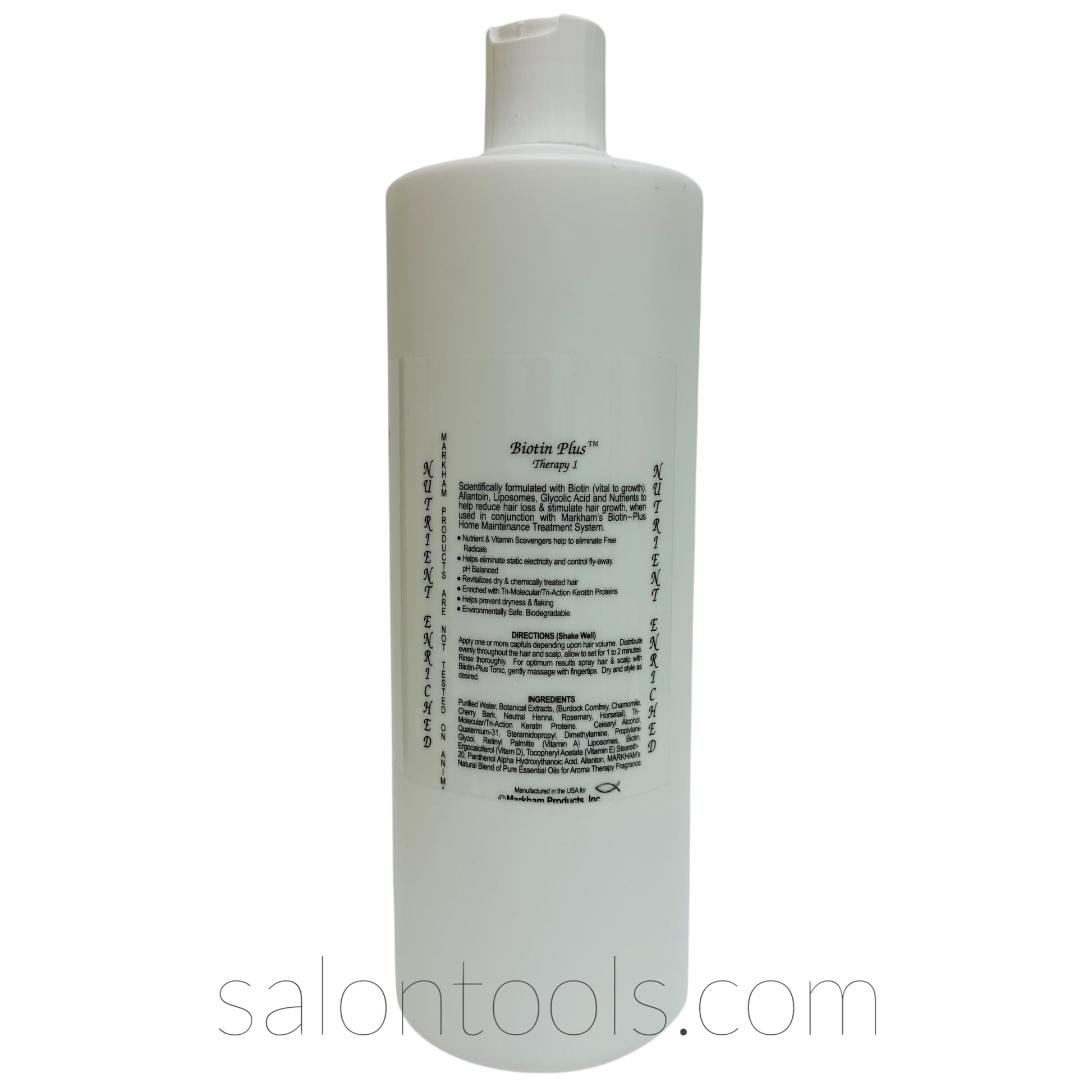 Markham Therapy #1 Biotin Hair Scalp Treatment Conditioner 32oz Back