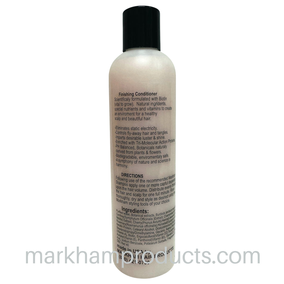 markham biotin finishing conditioner 8oz back
