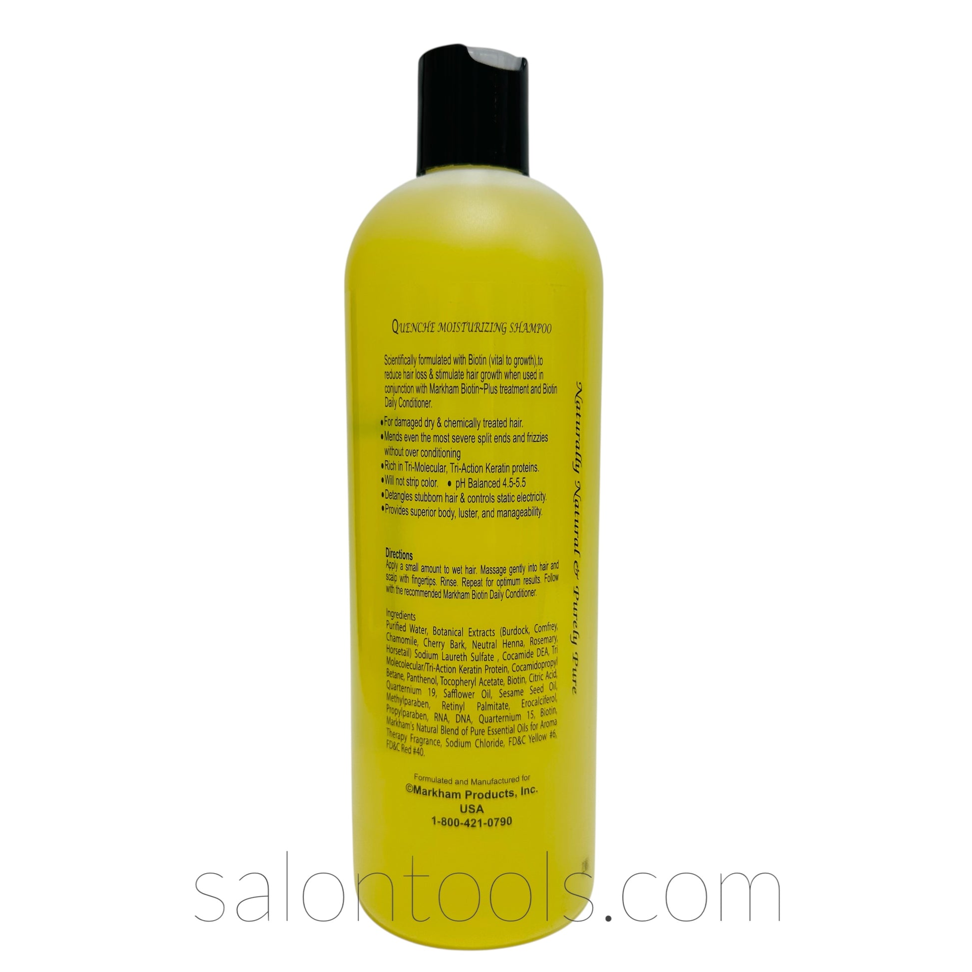 Markham Quench Banana Moisturizing Biotin (Sulfate-free) Shampoo 16oz Back