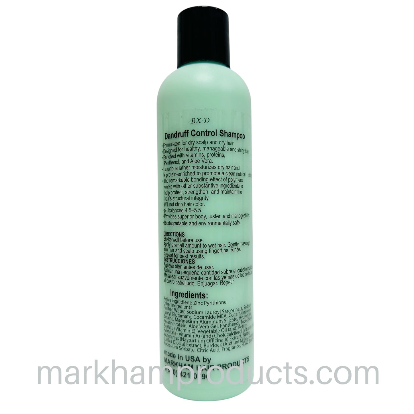 markham rxd dandruff shampoo 8oz