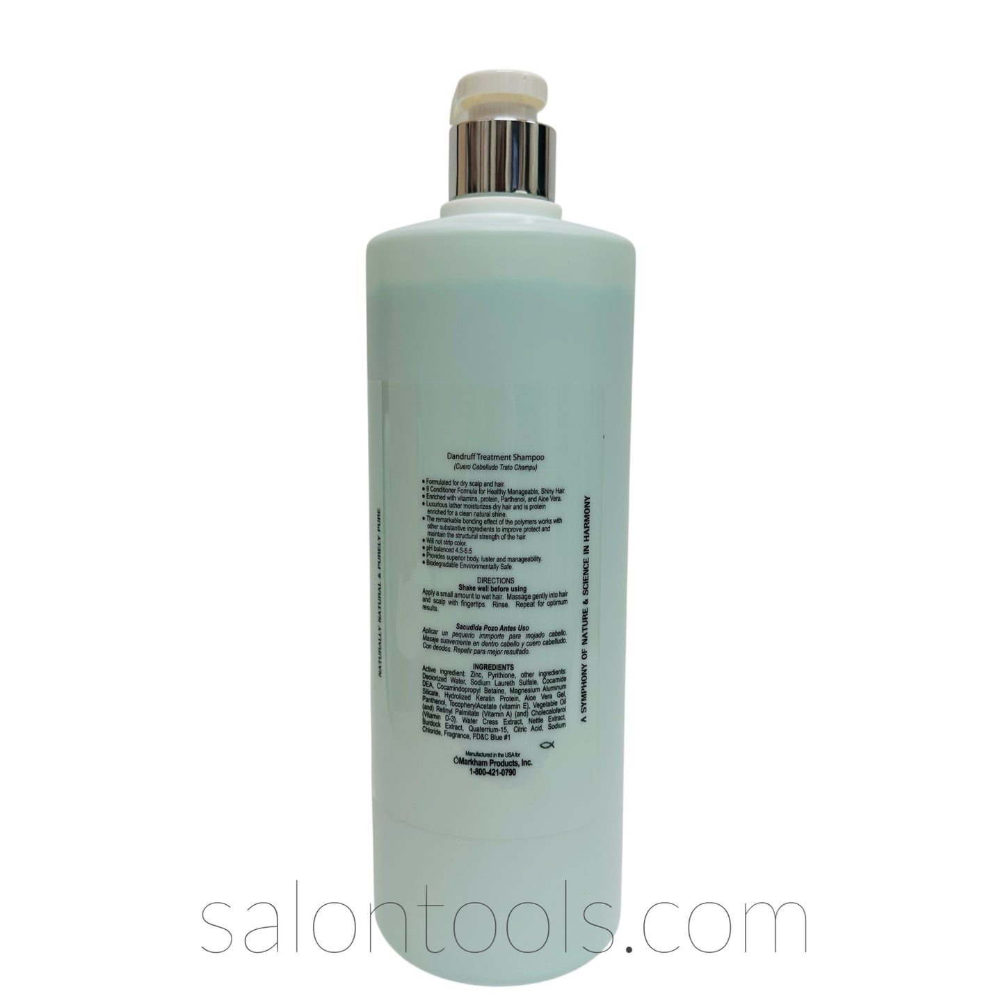 Markham RXD Dandruff Control Shampoo 32oz Back