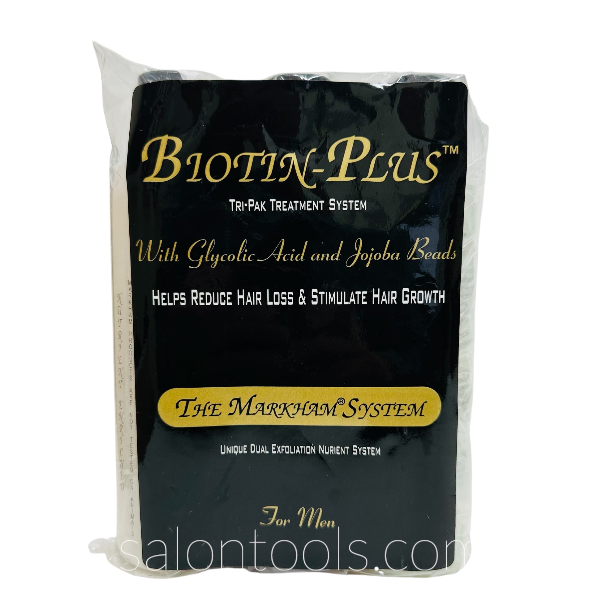 Markham Biotin Plus Hair Scalp Treatment Tri-Pak Men