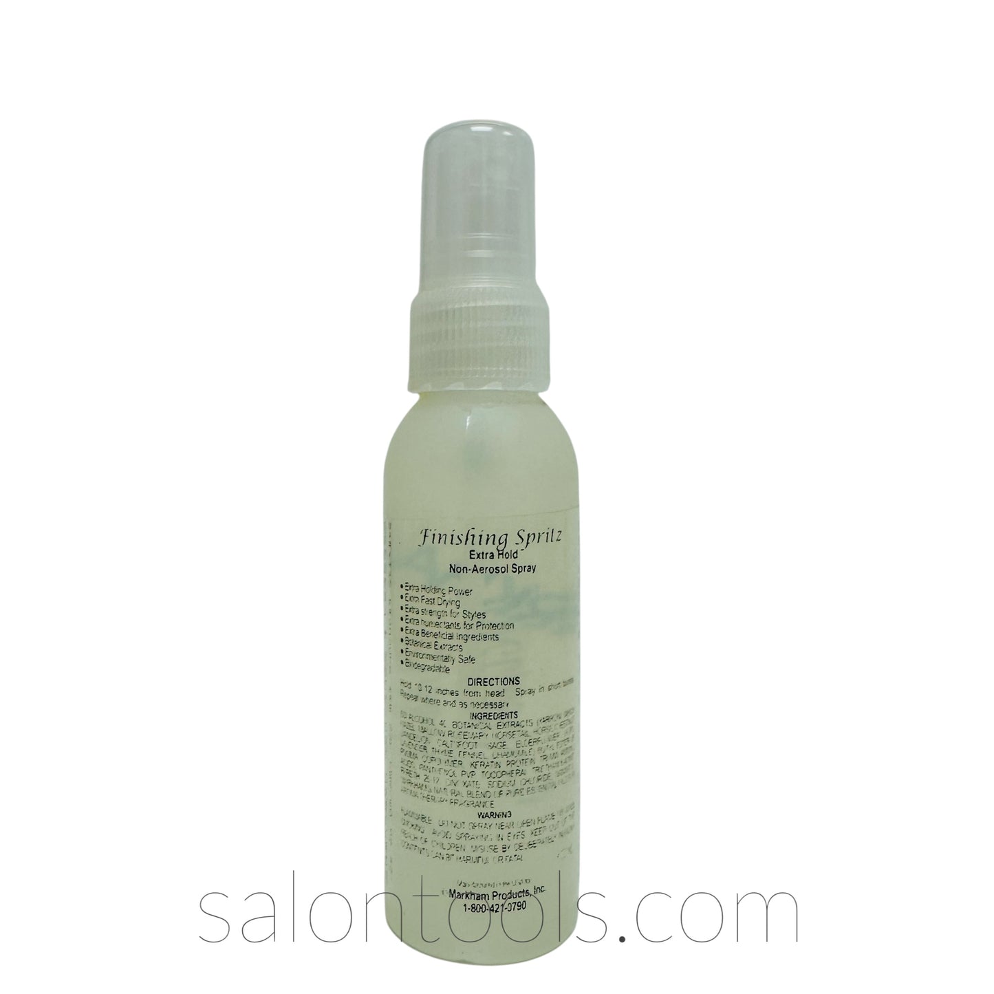 Markham Finishing Spray (Extra Hold Spritz) 2oz back