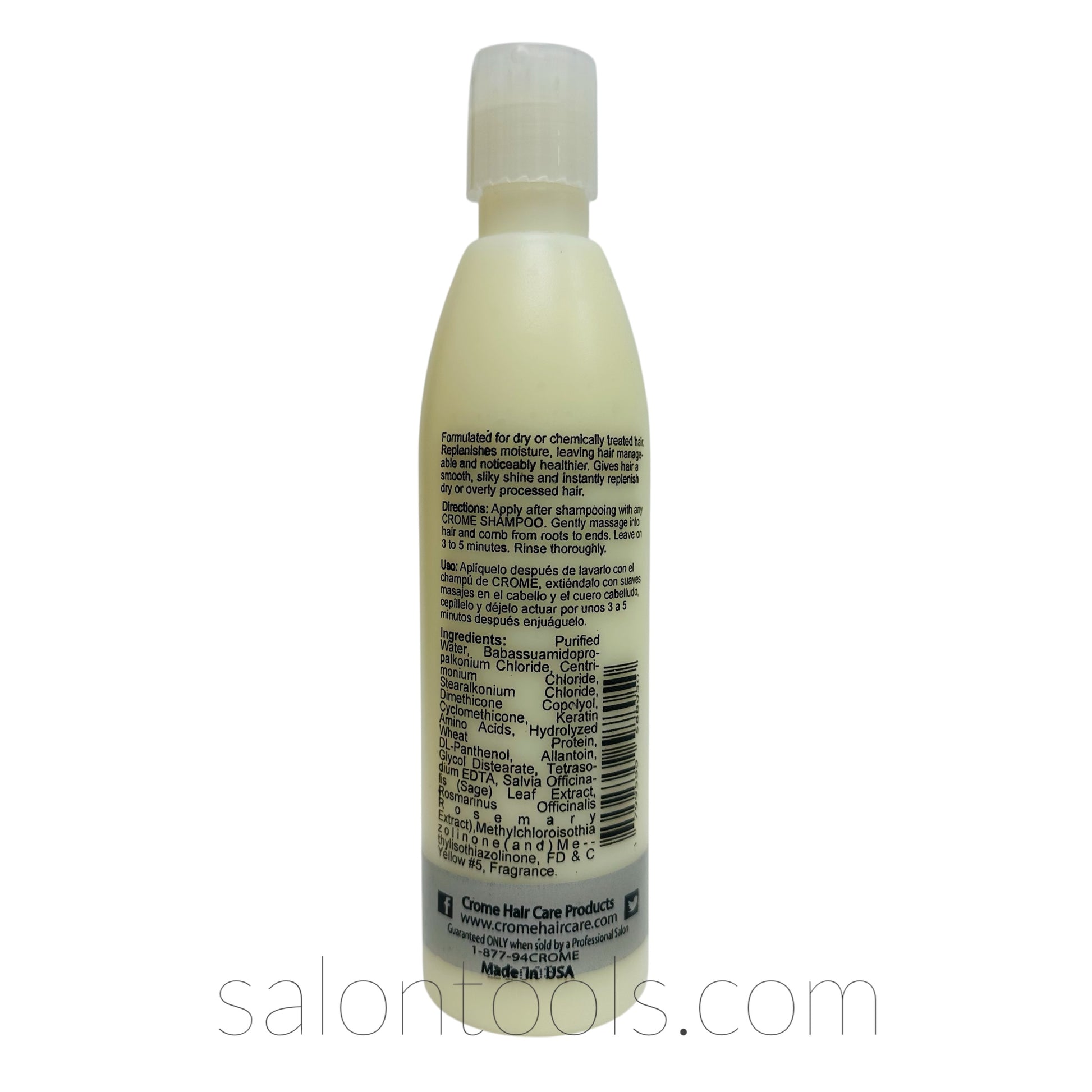 Crome E-Xtreme Saturate Moisture Treatment Conditioner 8oz back