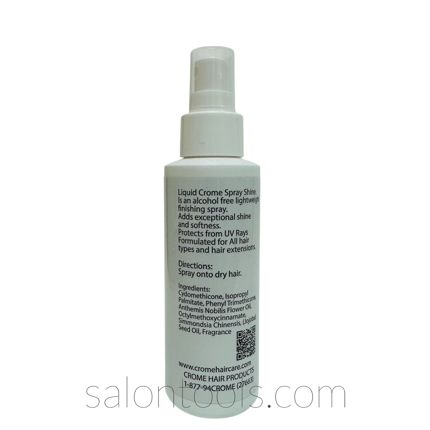 Crome Liquid Crome Shine Spray 4oz Back
