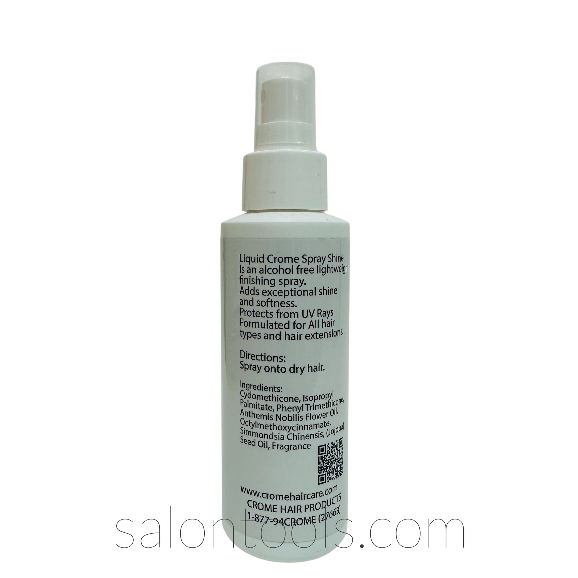 Crome Liquid Crome Shine Spray 4oz Back