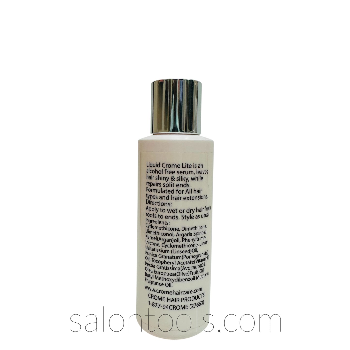 Crome (Argan Oil) Liquid Crome Lite 4oz Back