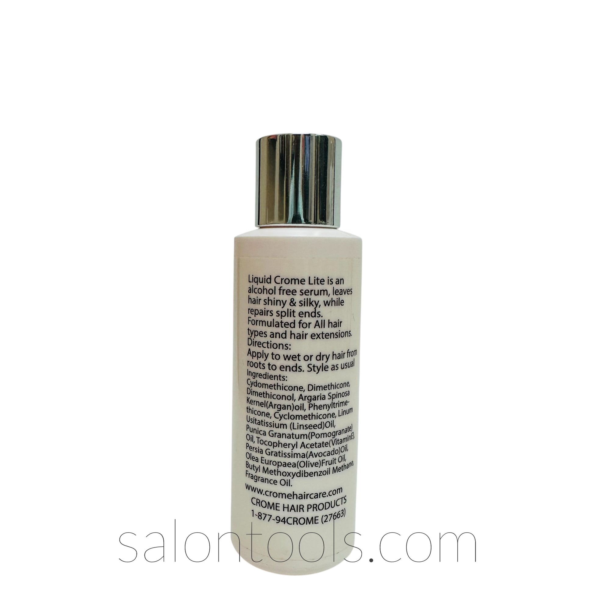 Crome (Argan Oil) Liquid Crome Lite 4oz Back