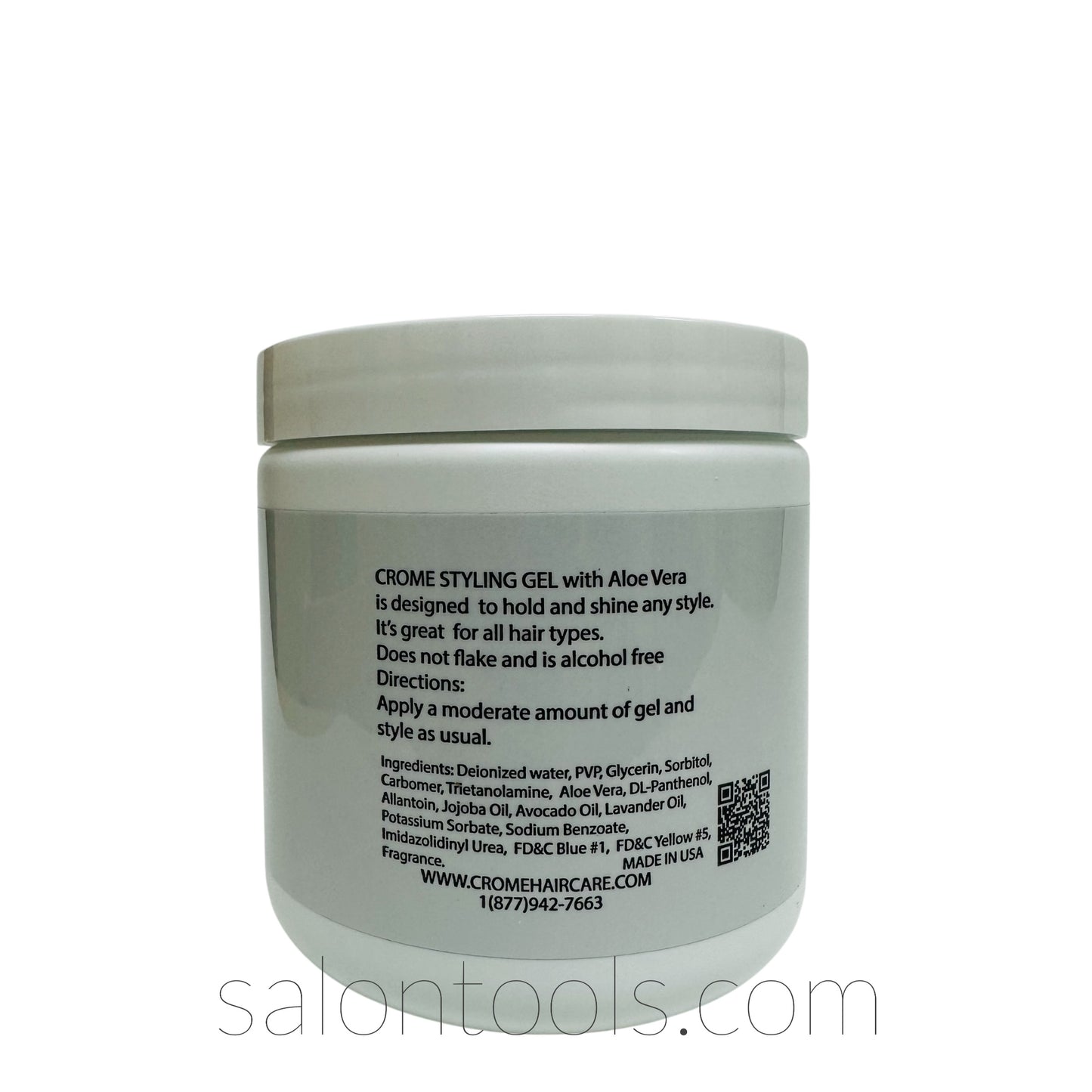 crome styling hair gel spike 16oz back