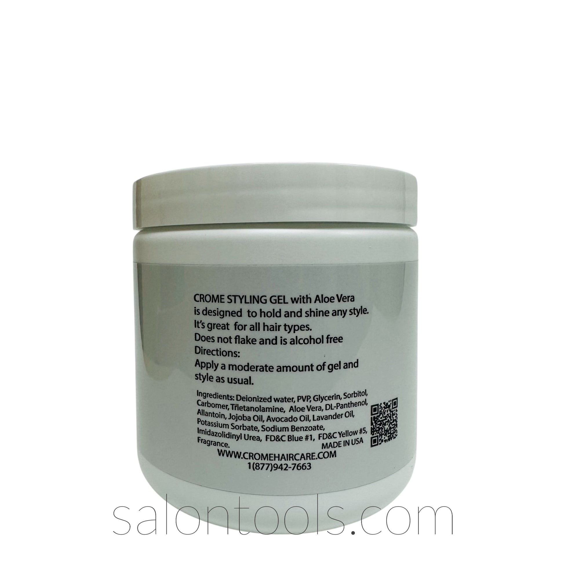 crome styling hair gel spike 16oz back