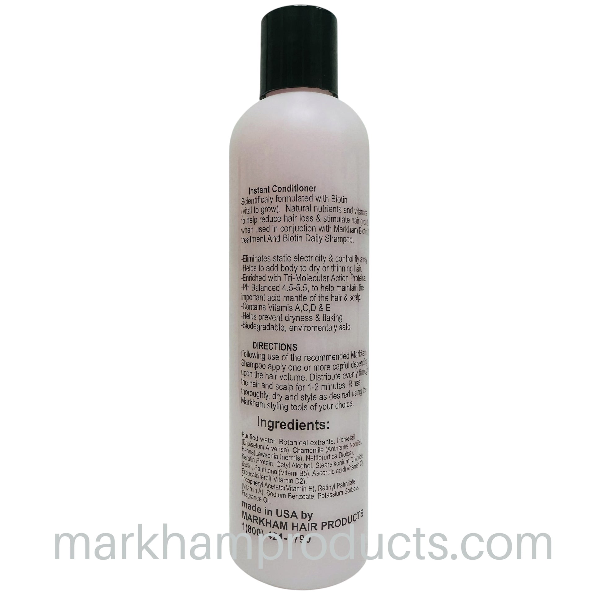markham biotin instant conditioner 8oz back