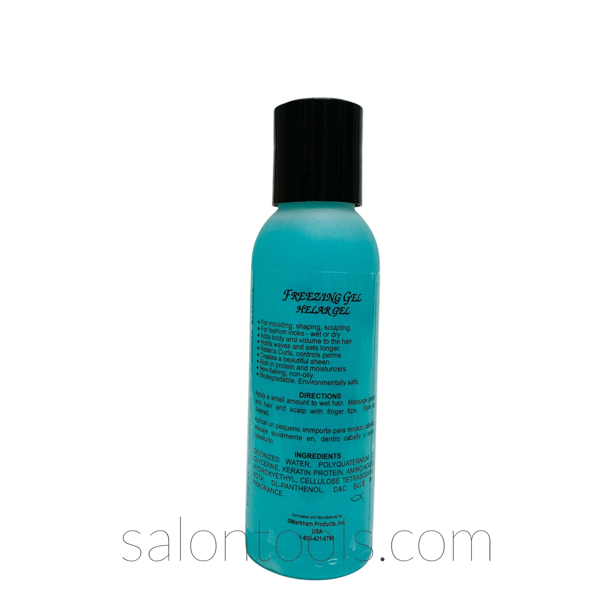 Glacier Blue Freezing Gel 2oz Back