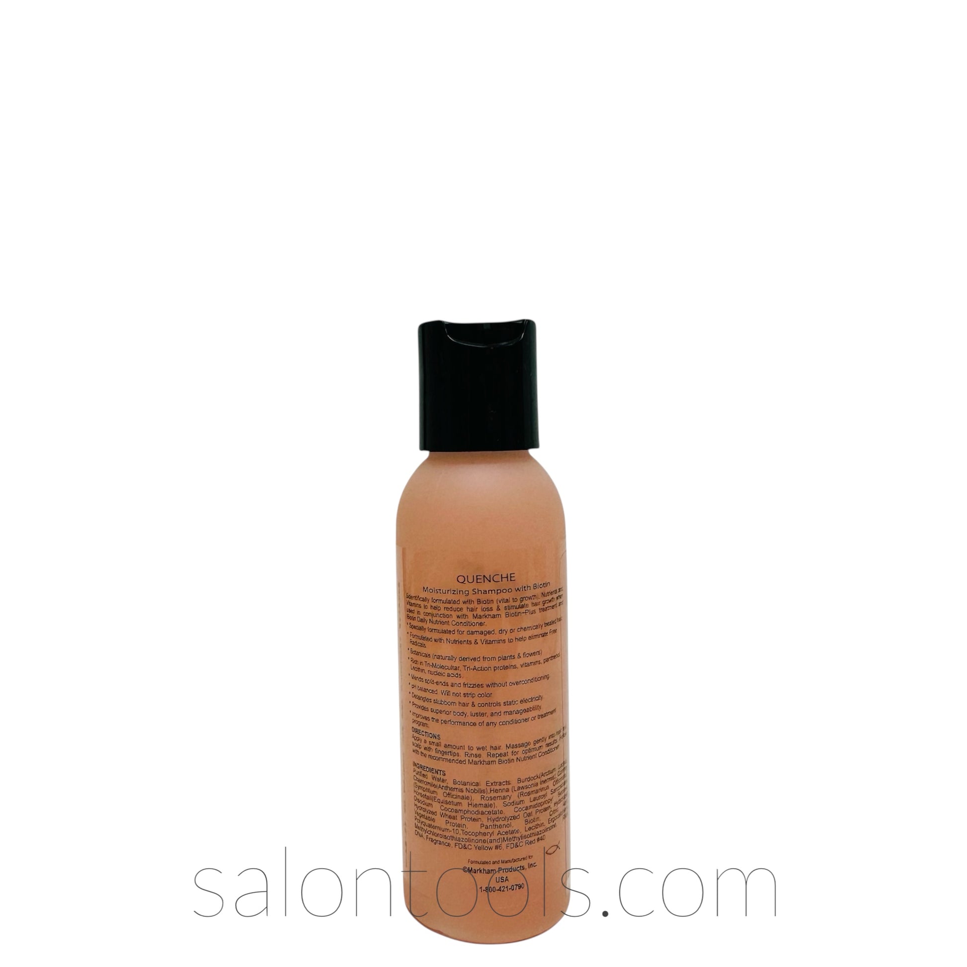 Markham Quench Orange Moisturizing Biotin (Sulfate free) Shampoo 2oz Back
