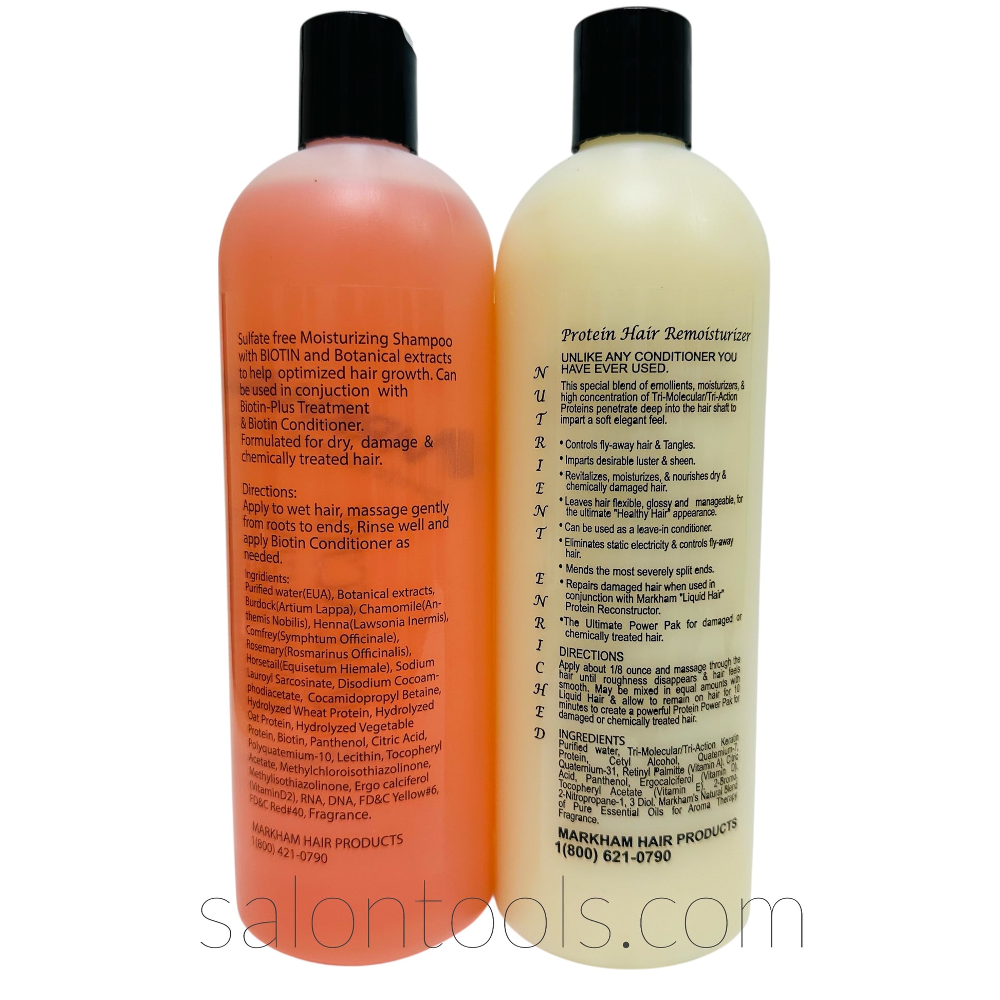 Markham Quench Shampoo | PHR Conditioner Duo 16oz Back
