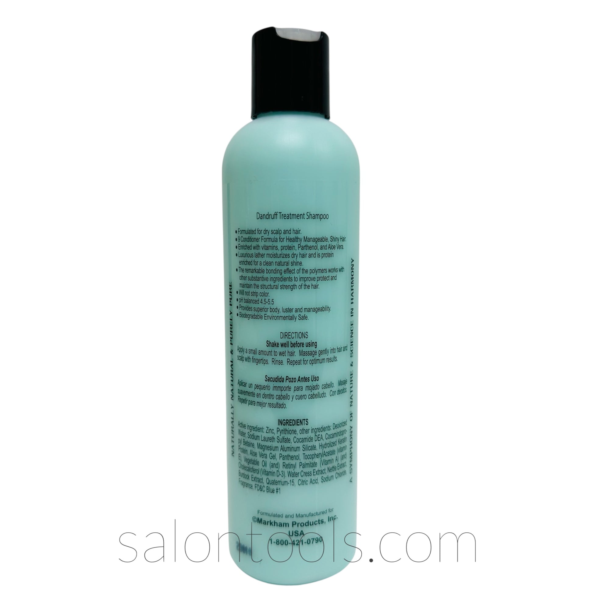Markham RXD Dandruff Control Shampoo 8oz Back